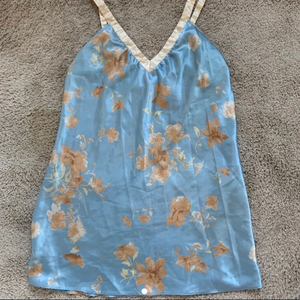 Blue Slip Dress